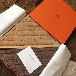 エルメス(Hermes)の【新品未使用】エルメス ２枚タオルセット(タオル/バス用品)