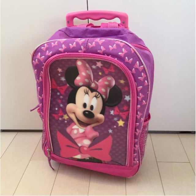 Disney(ディズニー)のディズニー ミニーマウス キッズ キャリーバッグ レディースのバッグ(スーツケース/キャリーバッグ)の商品写真
