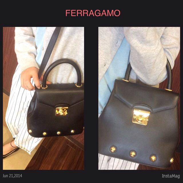 Ferragamo(フェラガモ)のフェラガモ ブラックバッグ レディースのバッグ(ショルダーバッグ)の商品写真