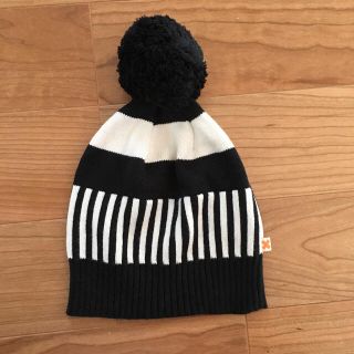 ザラキッズ(ZARA KIDS)のほりゆみ様専用 tiny cottons ポンポンニット帽 & 兵隊柄ワンピース(帽子)