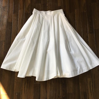 エンフォルド(ENFOLD)のゴマ様専用❗️エンフォルド スカート 36 ホワイト(ロングスカート)