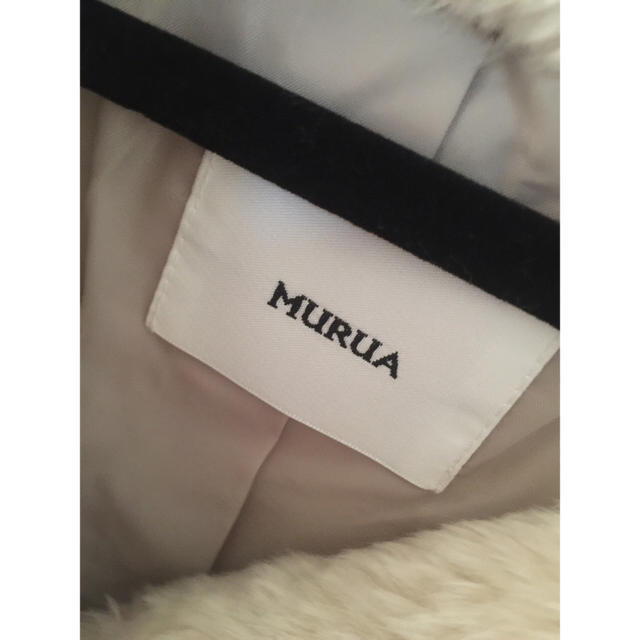 MURUA(ムルーア)のMURUA♡美品!! ノーカラー2トーンファーコート レディースのジャケット/アウター(毛皮/ファーコート)の商品写真