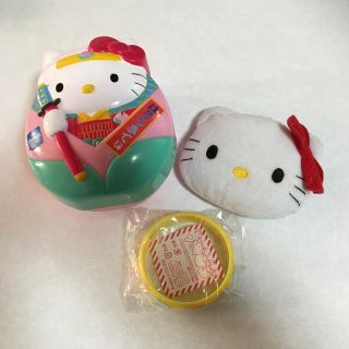 ハローキティ(ハローキティ)のキティちゃん☆セット☆お弁当箱☆バングル☆ポーチ(弁当用品)