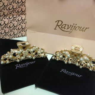 ラヴィジュール(Ravijour)のRavijouパールヘアクリップ(ヘアピン)