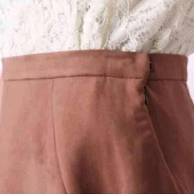 WILLSELECTION(ウィルセレクション)のwillselection スエードエスカルゴスカートモカM レディースのスカート(ひざ丈スカート)の商品写真