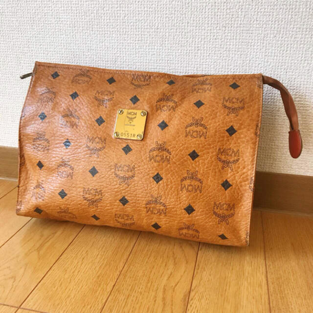 MCM エムシーエム クラッチバッグ レザー ロゴ柄 10261