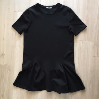 ザラ(ZARA)のザラ♡ブラックミニワンピース(ミニワンピース)