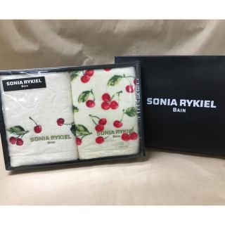 ソニアリキエル(SONIA RYKIEL)の【ユーア様専用】【更に値下げ】ソニアリキエル フェイスタオルセット 新品未使用(タオル/バス用品)