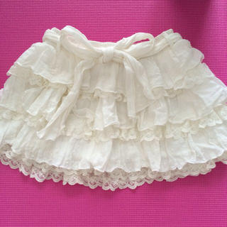 リズリサ(LIZ LISA)のLIZ LISAホワイトドットスカート♡(ミニスカート)