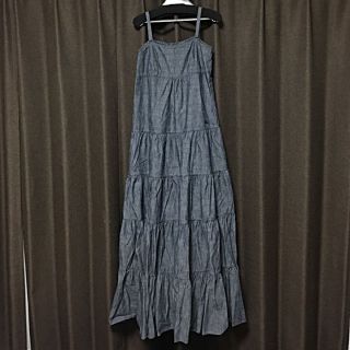 バーバリーブルーレーベル(BURBERRY BLUE LABEL)のバーバリーブルーレーベルBURBERRYBLUELABEL大幅値下ロゴ入りワンピ(ロングワンピース/マキシワンピース)