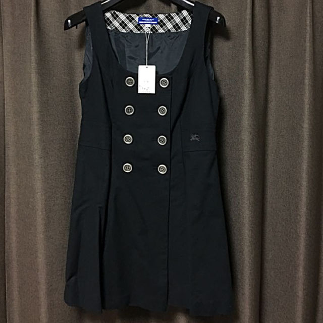 BURBERRY BLUE LABEL(バーバリーブルーレーベル)のバーバリーブルーレーベルＢＵＲＢＥＲＲＹ値下高級ブランドロゴ入ワンピキュロット レディースのパンツ(サロペット/オーバーオール)の商品写真