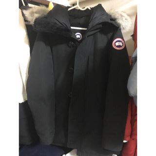 カナダグース(CANADA GOOSE)のカナダグース ジャスパー ブラック 希少2XS(ダウンジャケット)