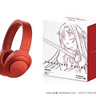 ソニー(SONY)の限定 saoヘッドホン  ほぼ未使用(ヘッドフォン/イヤフォン)