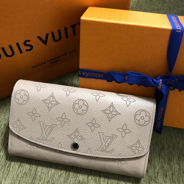 LOUIS VUITTON(ルイヴィトン)の美品 LOUIS VUTTON ポルトフォイユ イリス 長財布 レディースのファッション小物(財布)の商品写真