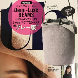 デミルクスビームス(Demi-Luxe BEAMS)のwith11月号付録 デミルクス ビームス 2wayバケツ型バッグ(ハンドバッグ)