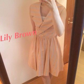 リリーブラウン(Lily Brown)のタグ付き！ワンピース(ひざ丈ワンピース)