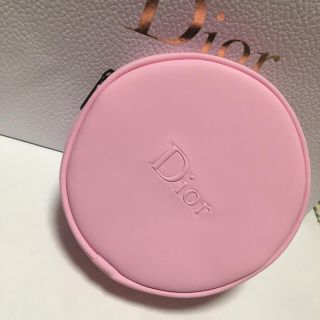 クリスチャンディオール(Christian Dior)の未使用🎀ディオール ピンク丸型ポーチ🎀(ポーチ)