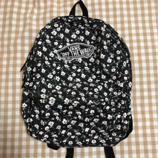 ヴァンズ(VANS)の美品 バンズ  花柄 リュック(リュック/バックパック)