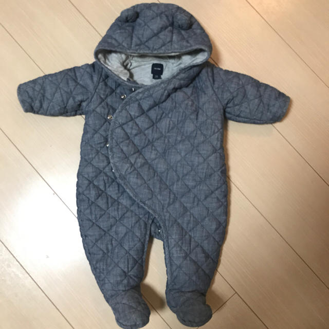 babyGAP(ベビーギャップ)の赤ちゃん カバーオール キルティング アウター キッズ/ベビー/マタニティのベビー服(~85cm)(カバーオール)の商品写真