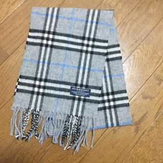 バーバリー(BURBERRY)のバーバリー キッズ マフラー グレー(マフラー/ストール)