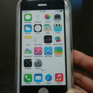 iPhone5c 箱　説明書　シール(スマートフォン本体)