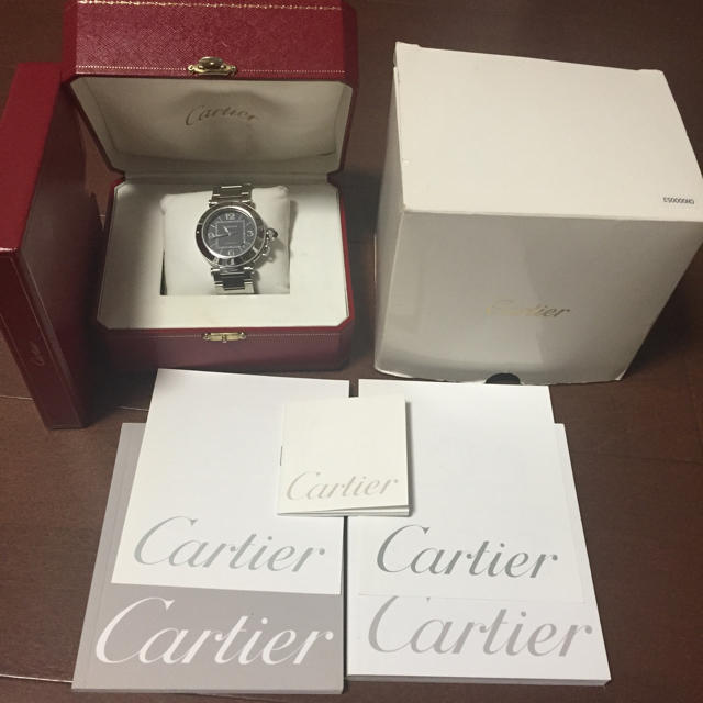 【美品】カルチェ　Cartier　値下　ウォッチケース　ギャラ付（内外箱）