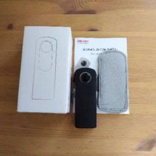 リコー(RICOH)のTHETA SC ベージュ ほぼ新品 保証2018年9月まで 社外ケース付き(コンパクトデジタルカメラ)