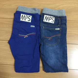 エムピーエス(MPS)の美品😆🎶MPSスキニーパンツ2枚セット130(パンツ/スパッツ)