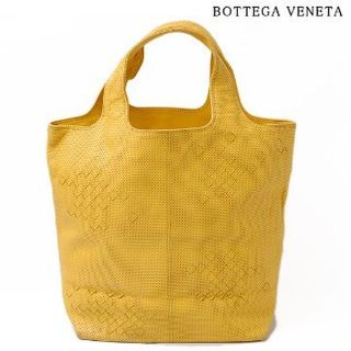 ボッテガヴェネタ(Bottega Veneta)のボッテガ ヴェネタ　トートバッグ/ハンドバッグ　パンチング　マスタード(トートバッグ)