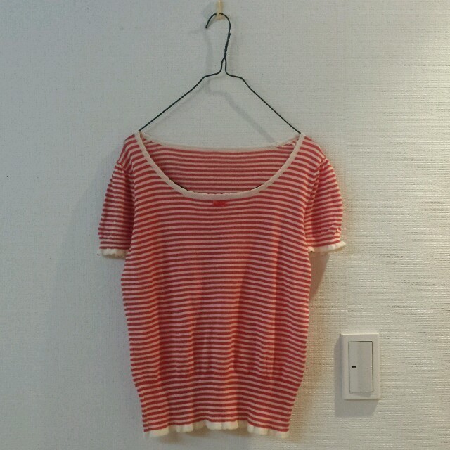 Dot&Stripes CHILDWOMAN(ドットアンドストライプスチャイルドウーマン)のボーダーサマーニット レディースのトップス(Tシャツ(半袖/袖なし))の商品写真