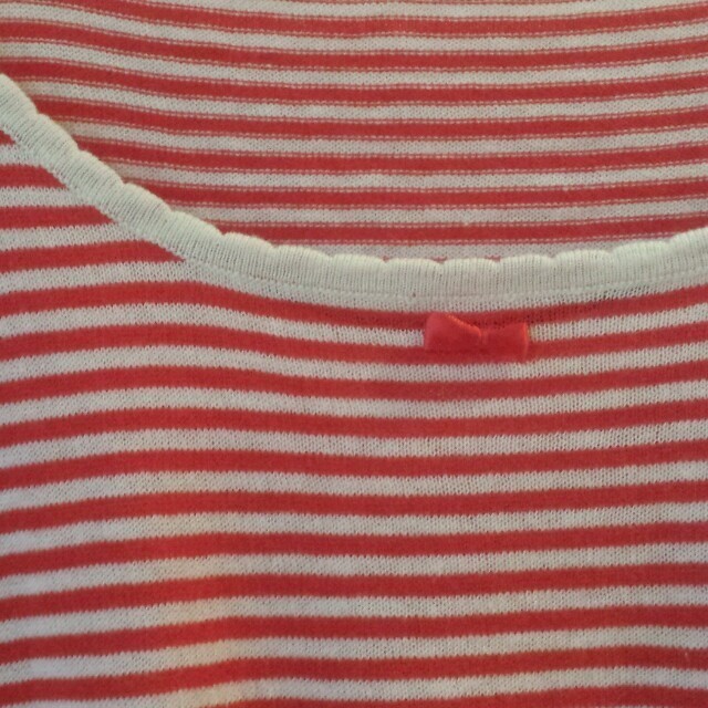 Dot&Stripes CHILDWOMAN(ドットアンドストライプスチャイルドウーマン)のボーダーサマーニット レディースのトップス(Tシャツ(半袖/袖なし))の商品写真