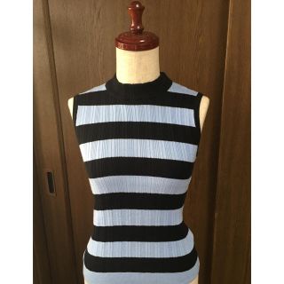 マウジー(moussy)の【新品・未使用】moussy マウジー ボーダー トップス(カットソー(半袖/袖なし))