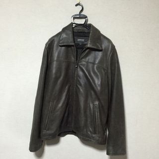 KENNETH COLE REACTION レザージャケット 本革 送料こみ