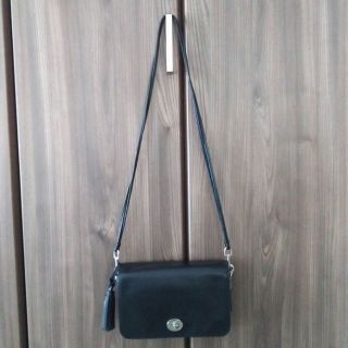 コーチ(COACH)のコーチショルダーバック黒美品(ショルダーバッグ)