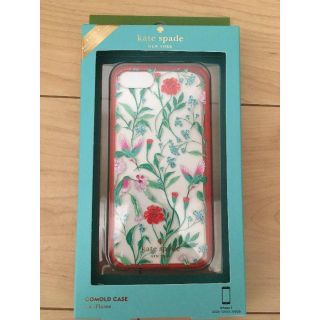 ケイトスペードニューヨーク(kate spade new york)の【新品・送込】 ケイトスペード  ジュエルジャルダン クリア iPhone7/8(iPhoneケース)