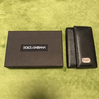 ドルチェアンドガッバーナ(DOLCE&GABBANA)の【美品】ドルチェ&ガッバーナ キーケース 箱付(キーケース)