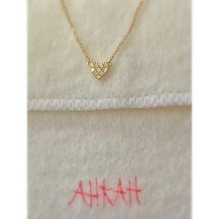 アーカー(AHKAH)の♡AHKAH・ハートパヴェネックレス♡(ネックレス)