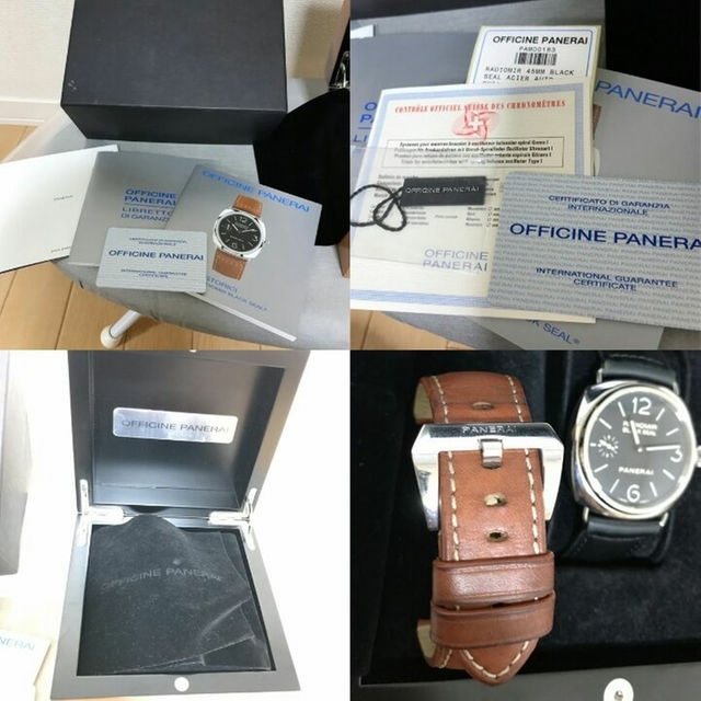 PANERAI(パネライ)のChuck様】PANERAI/パネライラジオミールブラックシールPAM00183 メンズの時計(その他)の商品写真