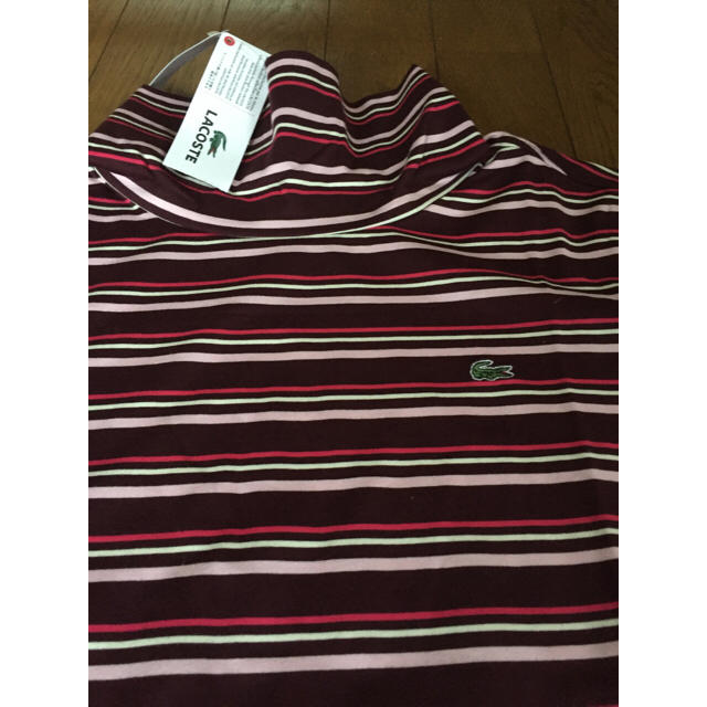 LACOSTE(ラコステ)の《値下げ》新品☆ボーダー☆タートルネック☆ラコステ レディースのトップス(カットソー(長袖/七分))の商品写真