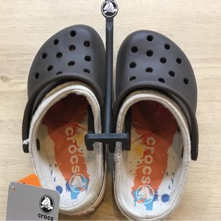 クロックス(crocs)のKA0505様専用 新品 クロックス キッズ用 17.5センチ(サンダル)