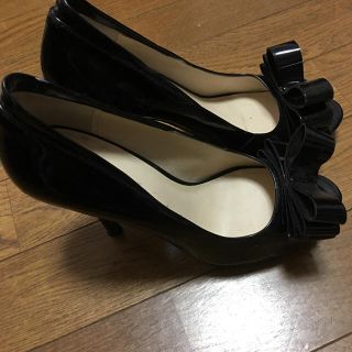 ナインウエスト(NINE WEST)のNine West ピンヒール オープントゥパンプス 黒(ハイヒール/パンプス)