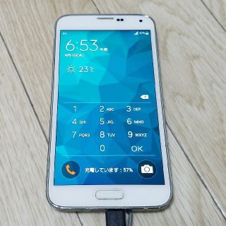 エーユー(au)のau Samsung galaxy s5 携帯電話本体(スマートフォン本体)