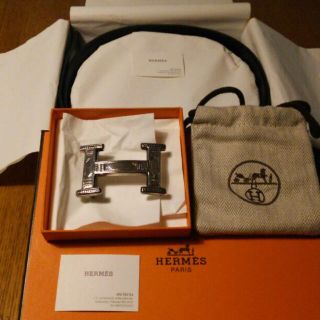 エルメス(Hermes)のエルメス ベルト トゥアレグ族 手彫りバックル セット(ベルト)