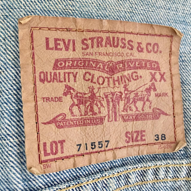 Levi's(リーバイス)のLevi's リーバイス 71557 デニムジャケット ビッグE 3rd復刻版 メンズのジャケット/アウター(Gジャン/デニムジャケット)の商品写真