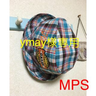 エムピーエス(MPS)のymay様専用 新品・未使用 ＊MPS チェック柄 中折れ帽＊ おしゃれキッズ(帽子)