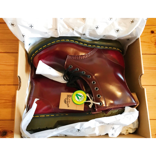 Dr.Martens(ドクターマーチン)のドクターマーチン べガン チェリーレッド メンズの靴/シューズ(ブーツ)の商品写真