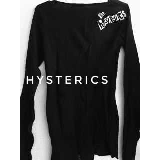 ヒステリックグラマー(HYSTERIC GLAMOUR)のヒステリックグラマー（ヒステリックス）ブラック 透かし編み ニット(ニット/セーター)