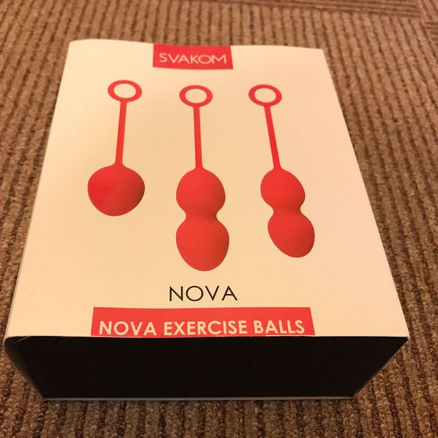 831210さま専用 SVAKOM Nova◆新品 膣トレボール ワインレッド コスメ/美容のダイエット(エクササイズ用品)の商品写真