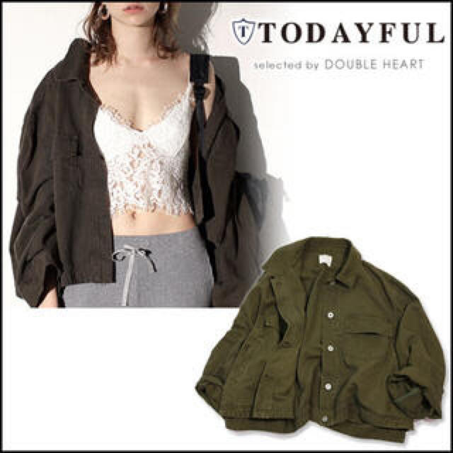 TODAYFUL(トゥデイフル)のtodayful ワイドスリーブジャケット レディースのジャケット/アウター(ミリタリージャケット)の商品写真