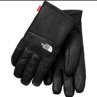 シュプリーム(Supreme)のSupreme The North Face Leather Gloves 黒(手袋)